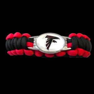 Atlanta Falcons Red and Black Paracord Bracelet